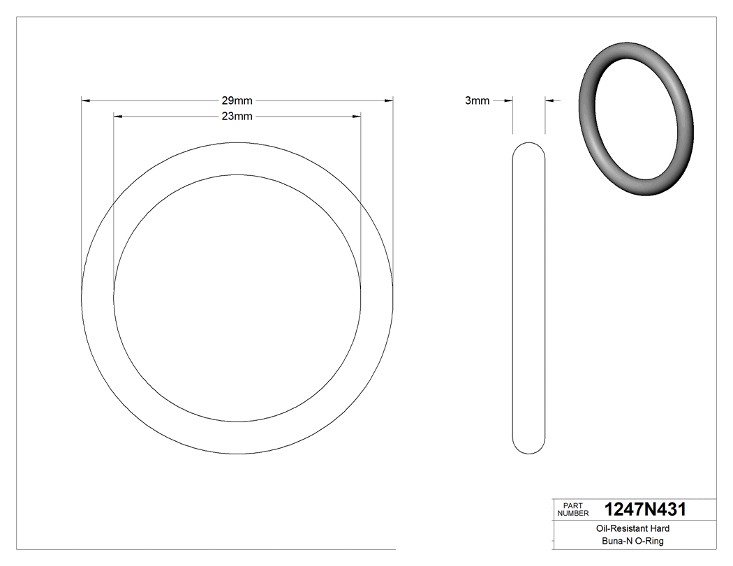 Technical drawing - 1247N431